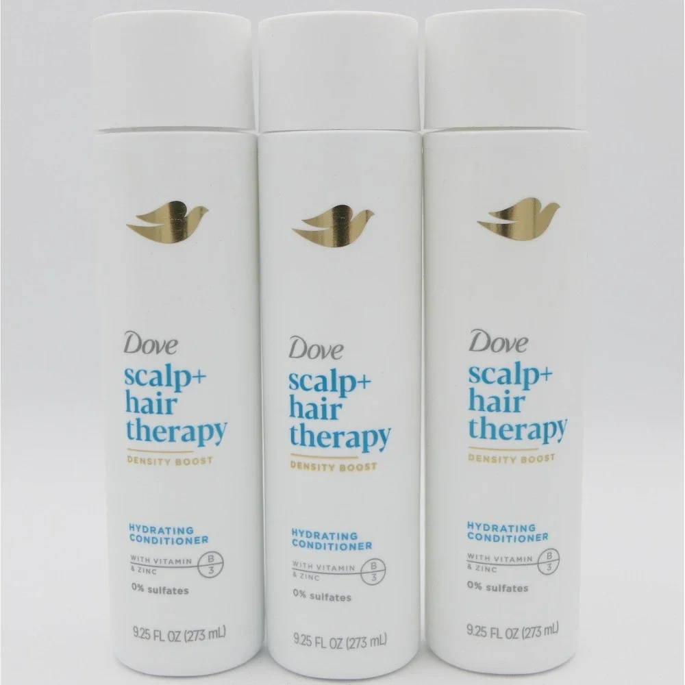 Dove Scalp + Hair Therapy Density Boost Hydrating Conditioner 2 Pack 9.25 oz Ea